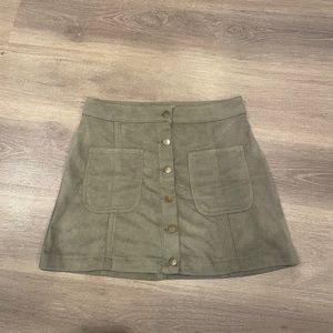 Altar’d State Tan mini Skirt size XS